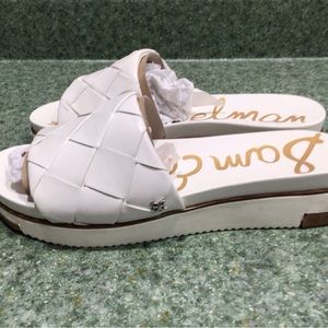 Sam Edelman white sandals